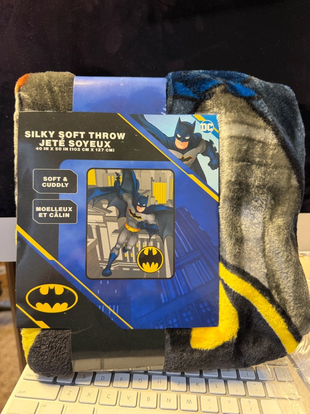 DC Batman Silky Soft Throw Blanket